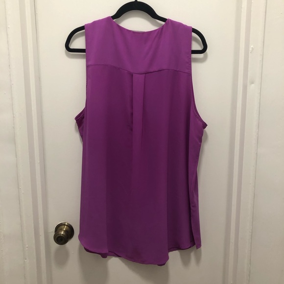 Bright fuchsia sleeveless tunic - Picture 2 of 2
